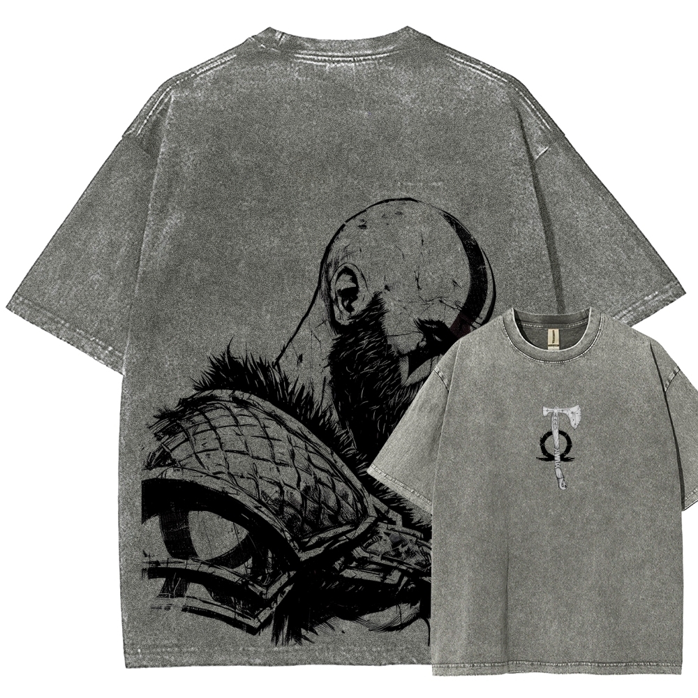 god-of-war Unisex Fit Washed T-Shirt 2510018661