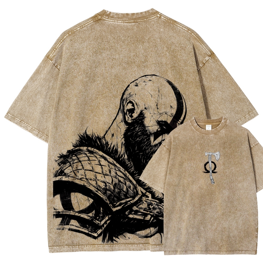 god-of-war Unisex Fit Washed T-Shirt 2510018661
