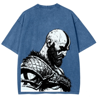 god-of-war Unisex Fit Washed T-Shirt 2510018661