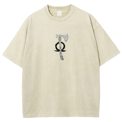 god-of-war Unisex Fit Washed T-Shirt 2510018661