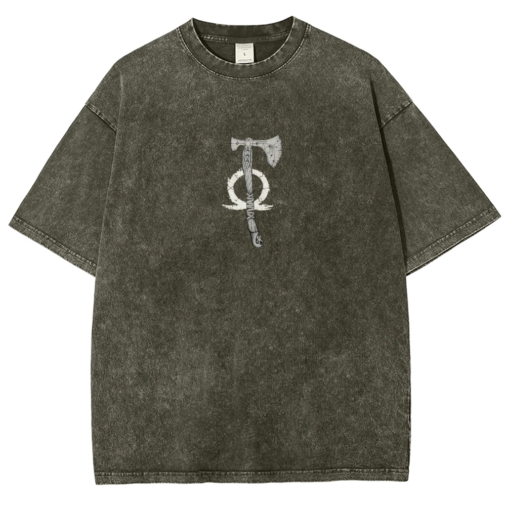god-of-war Unisex Fit Washed T-Shirt 2510018661