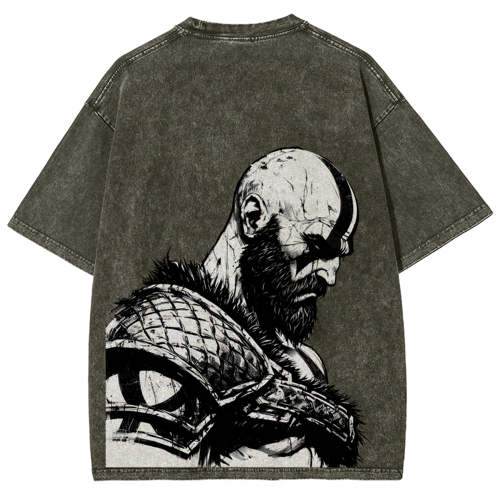 god-of-war Unisex Fit Washed T-Shirt 2510018661