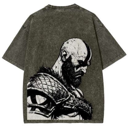 god-of-war Unisex Fit Washed T-Shirt 2510018661