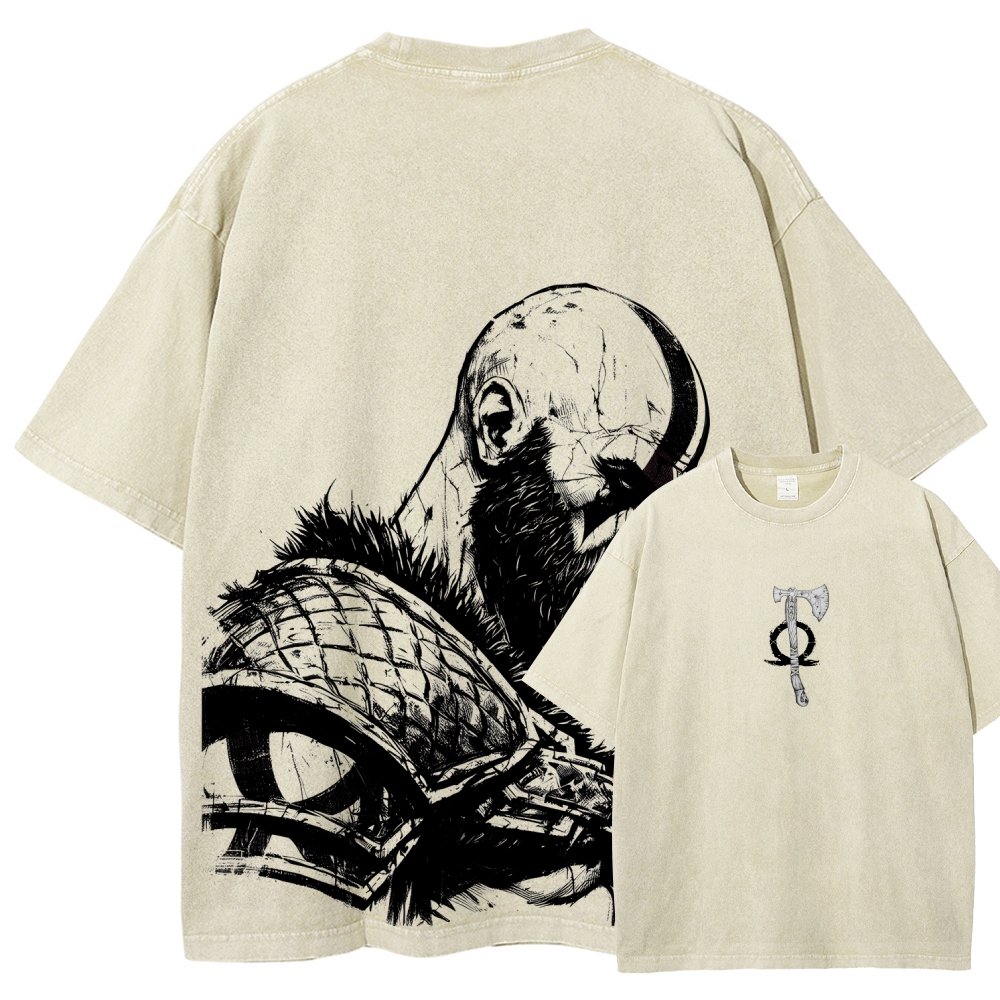 god-of-war Unisex Fit Washed T-Shirt 2510018661