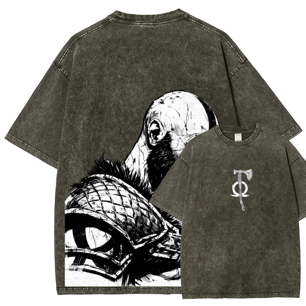 god-of-war Unisex Fit Washed T-Shirt 2510018661