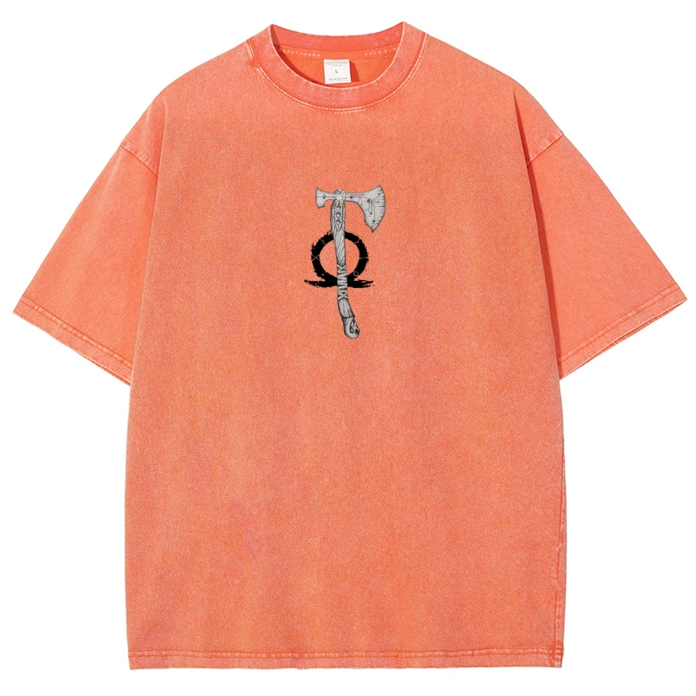 god-of-war Unisex Fit Washed T-Shirt 2510018661