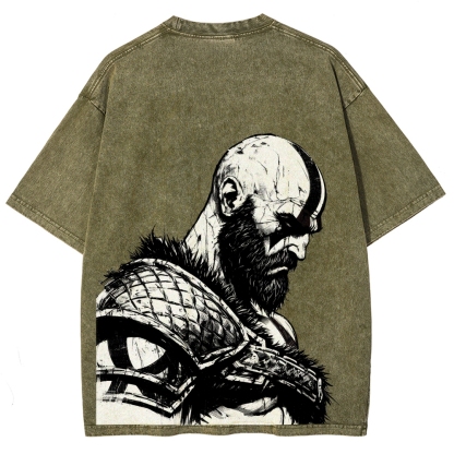 god-of-war Unisex Fit Washed T-Shirt 2510018661