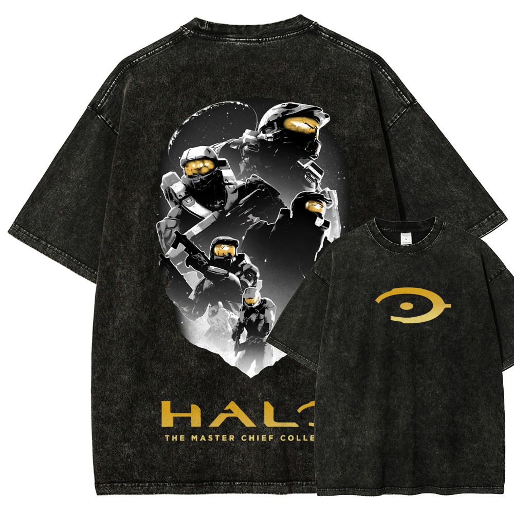 Halo Unisex Fit Washed T-Shirt