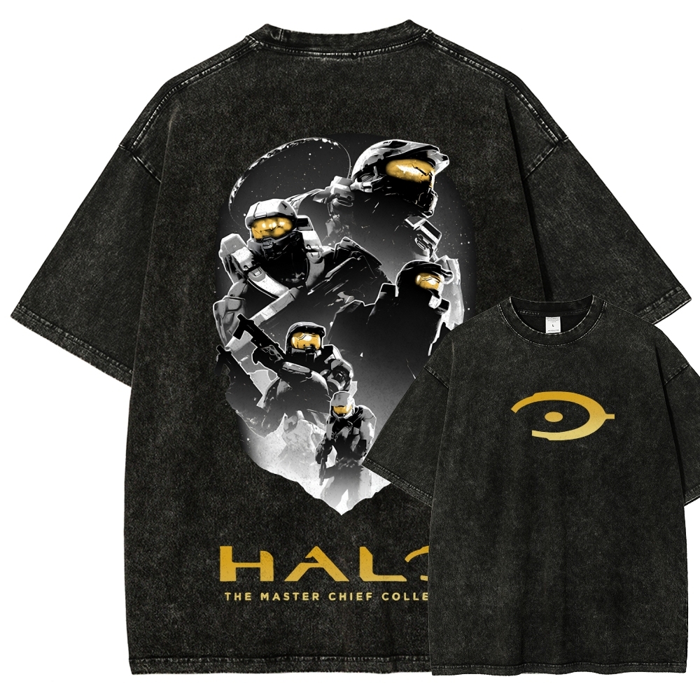 Halo Unisex Fit Washed T-Shirt
