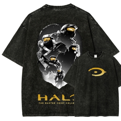 Halo Unisex Fit Washed T-Shirt