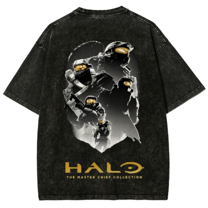 Halo Unisex Fit Washed T-Shirt