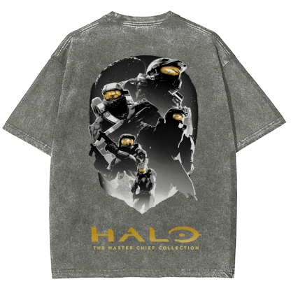 Halo Unisex Fit Washed T-Shirt