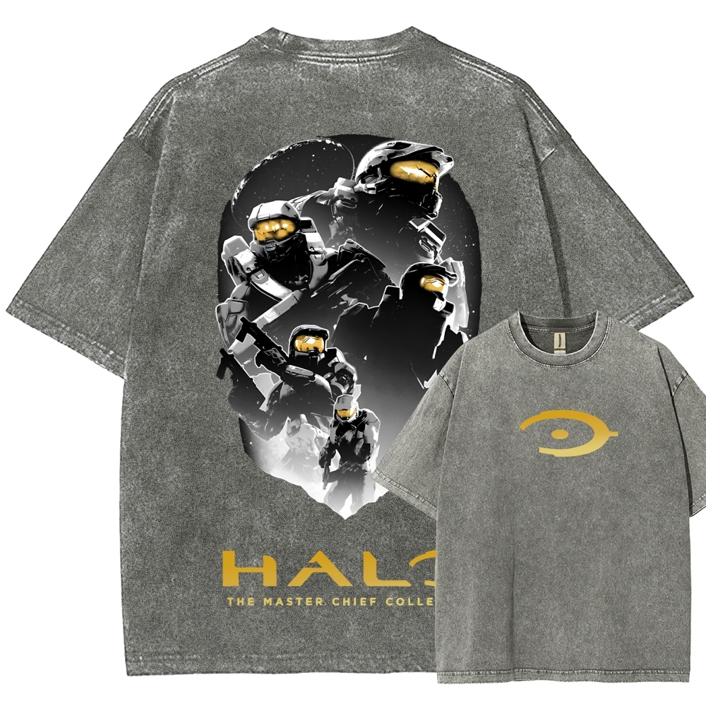 Halo Unisex Fit Washed T-Shirt