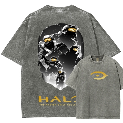 Halo Unisex Fit Washed T-Shirt