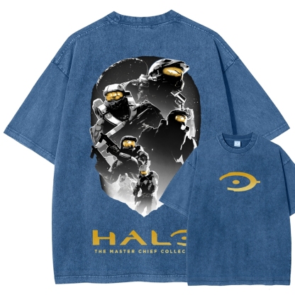 Halo Unisex Fit Washed T-Shirt