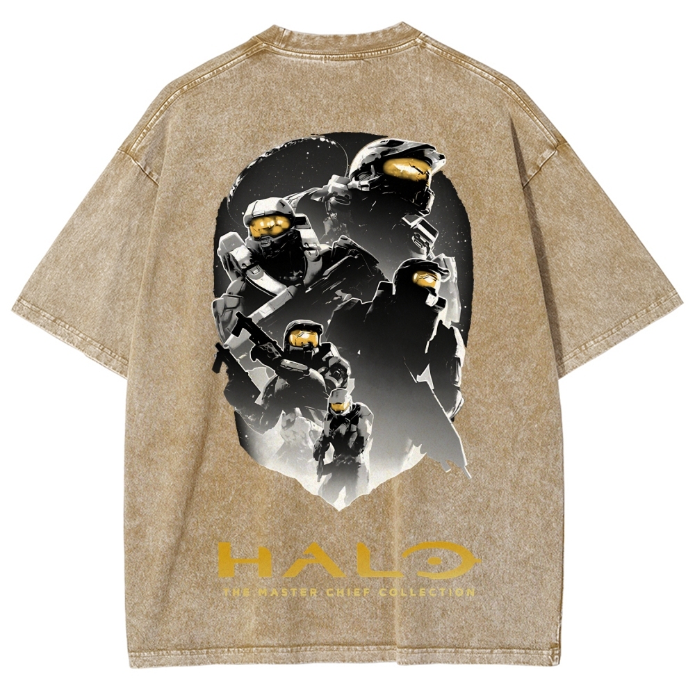 Halo Unisex Fit Washed T-Shirt