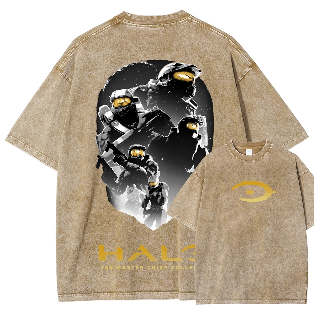 Halo Unisex Fit Washed T-Shirt