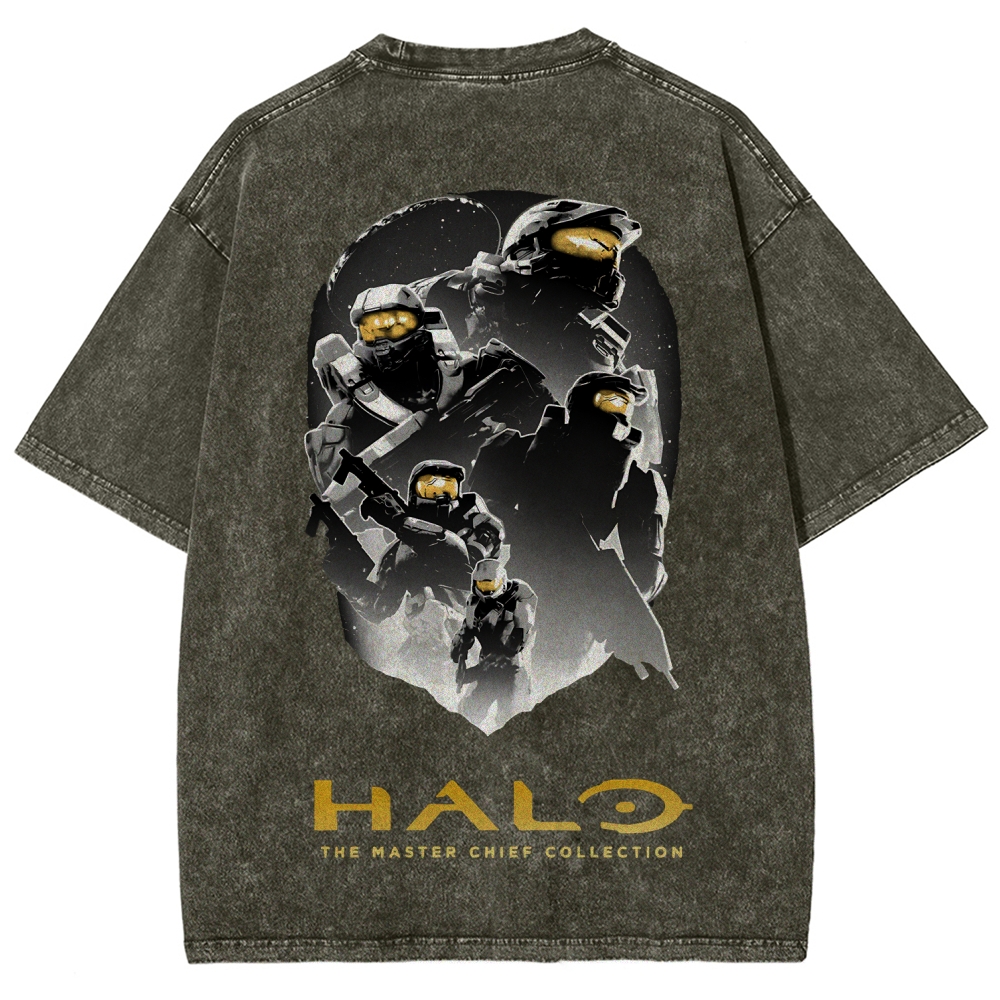 Halo Unisex Fit Washed T-Shirt