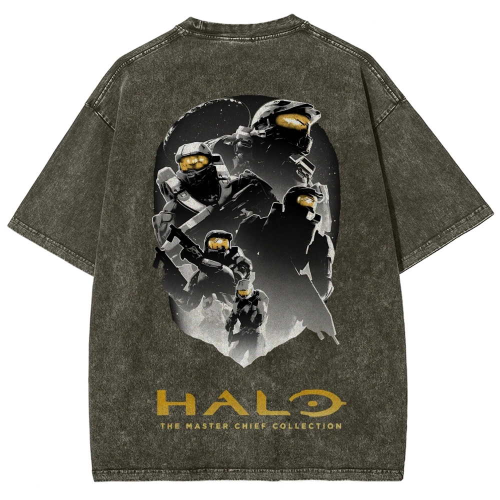 Halo Unisex Fit Washed T-Shirt