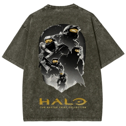 Halo Unisex Fit Washed T-Shirt