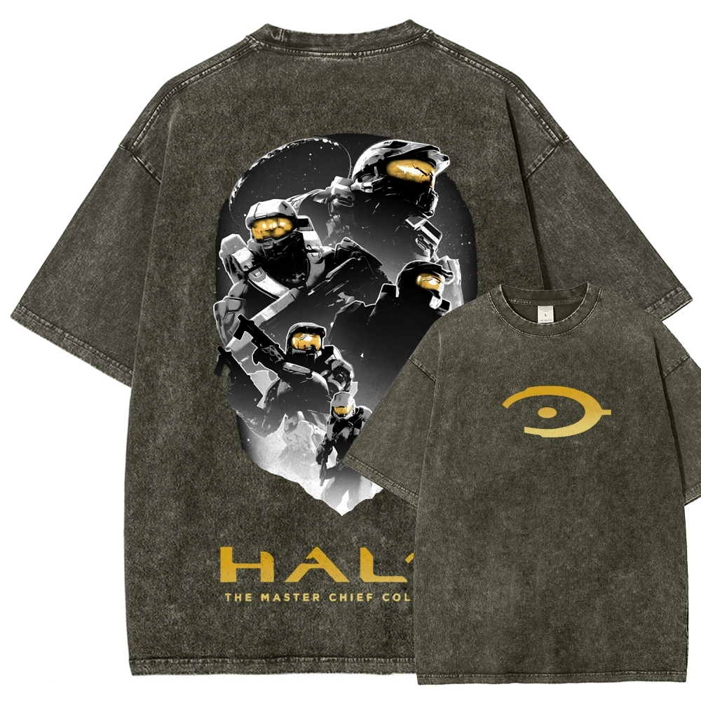 Halo Unisex Fit Washed T-Shirt