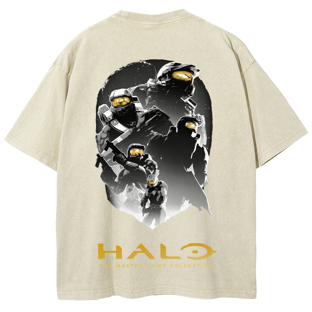 Halo Unisex Fit Washed T-Shirt