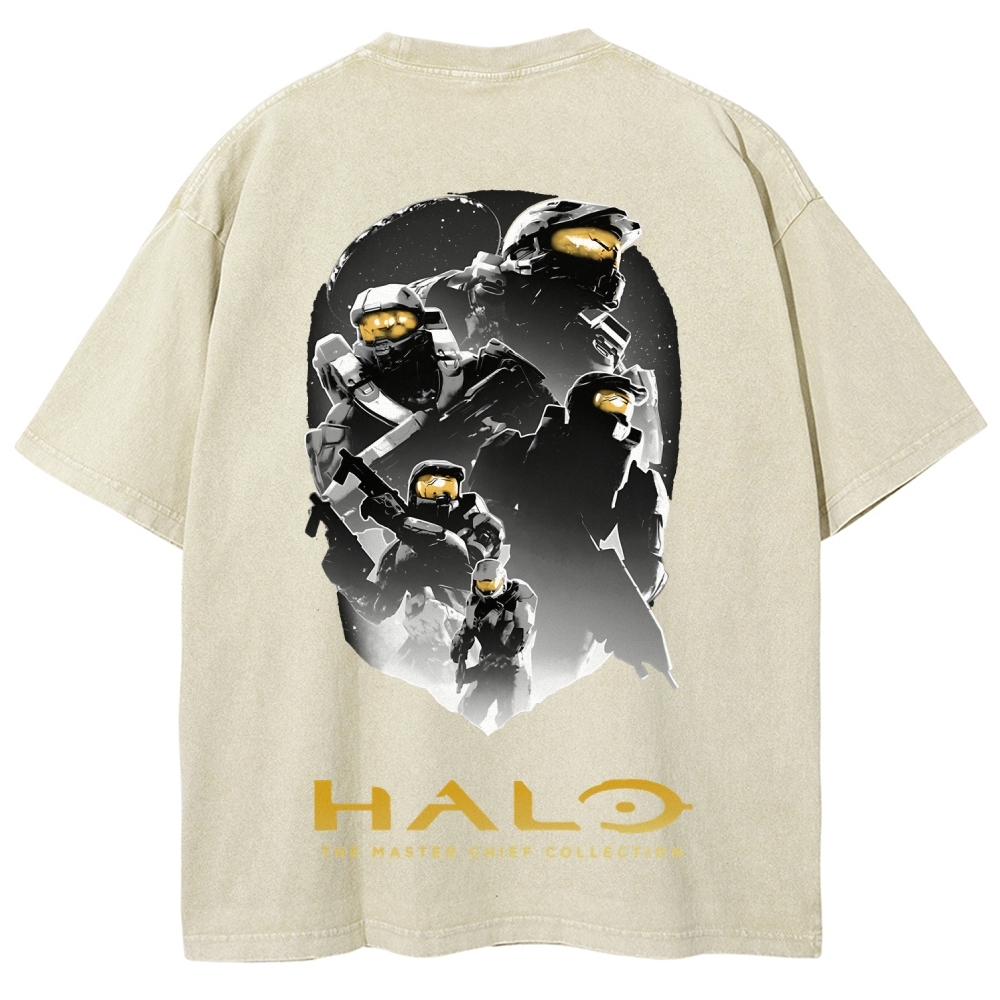 Halo Unisex Fit Washed T-Shirt