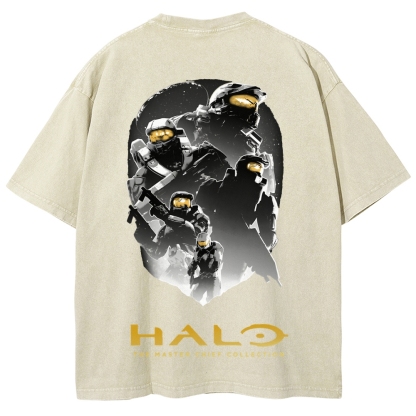 Halo Unisex Fit Washed T-Shirt