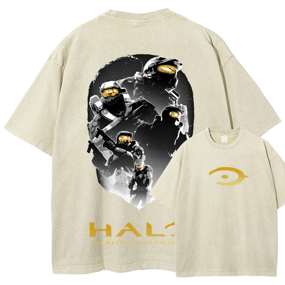 Halo Unisex Fit Washed T-Shirt