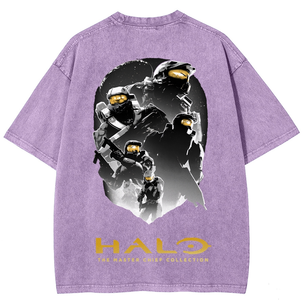 Halo Unisex Fit Washed T-Shirt