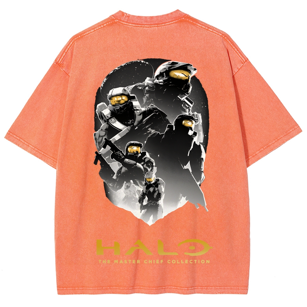 Halo Unisex Fit Washed T-Shirt