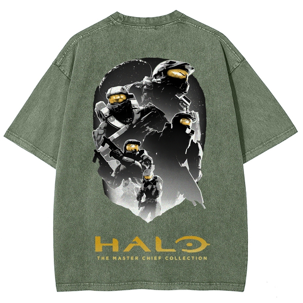 Halo Unisex Fit Washed T-Shirt