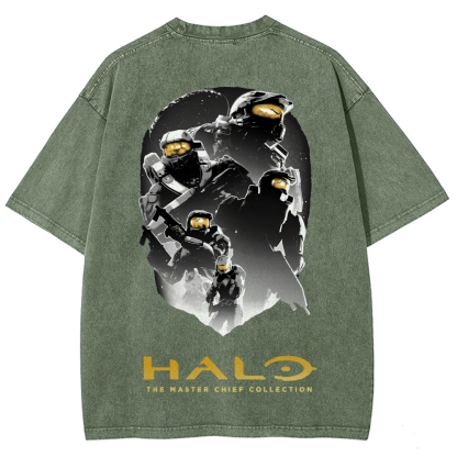 Halo Unisex Fit Washed T-Shirt