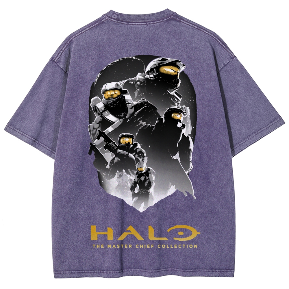Halo Unisex Fit Washed T-Shirt