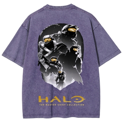 Halo Unisex Fit Washed T-Shirt