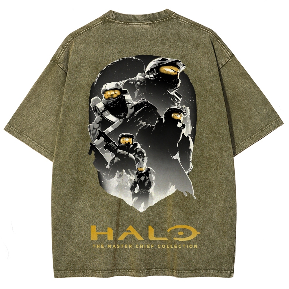 Halo Unisex Fit Washed T-Shirt