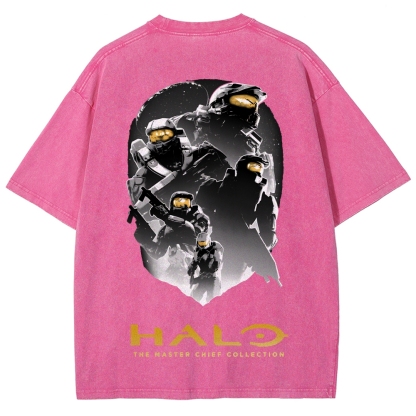 Halo Unisex Fit Washed T-Shirt