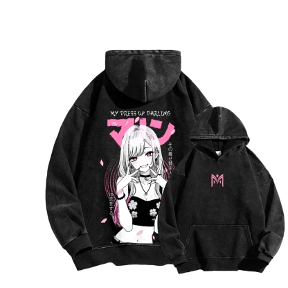 My Dress Up Darling Unisex washed Hoodie