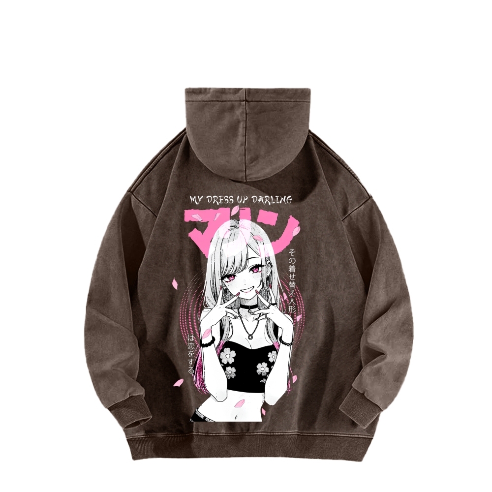 My Dress Up Darling Unisex washed Hoodie