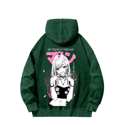 My Dress Up Darling Unisex washed Hoodie