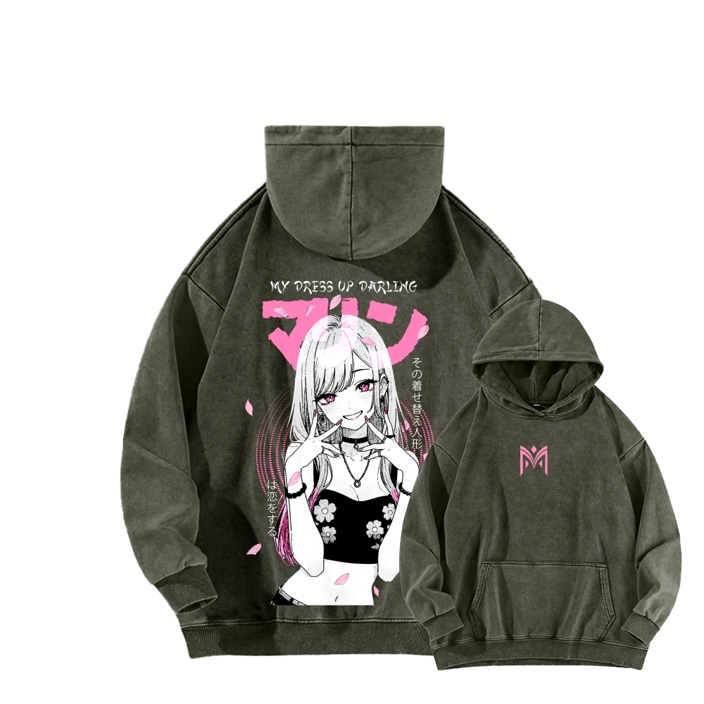 My Dress Up Darling Unisex washed Hoodie