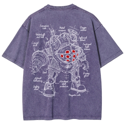Bioshock Unisex Fit Washed T-Shirt