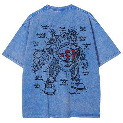 Bioshock Unisex Fit Washed T-Shirt