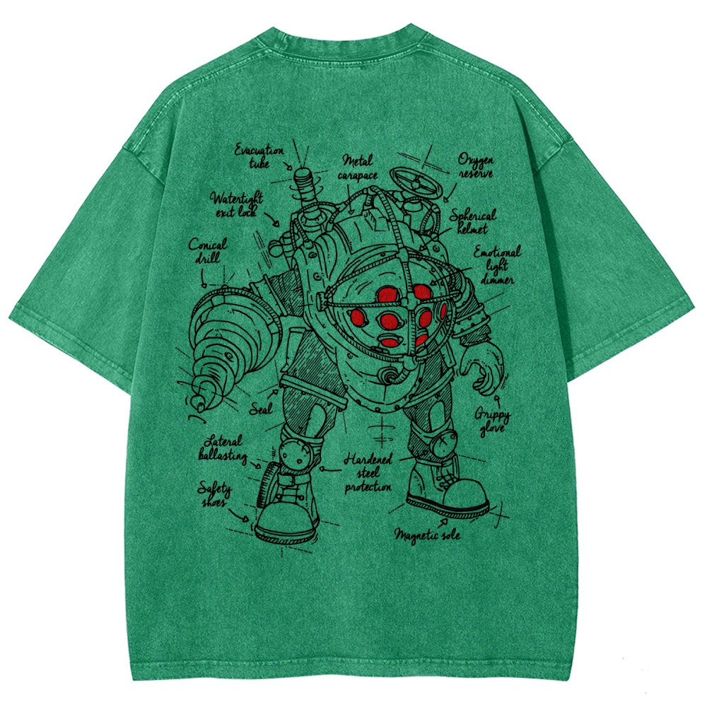 Bioshock Unisex Fit Washed T-Shirt
