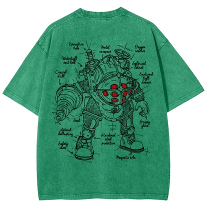 Bioshock Unisex Fit Washed T-Shirt