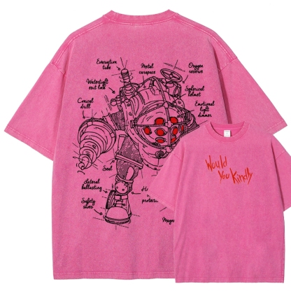 Bioshock Unisex Fit Washed T-Shirt