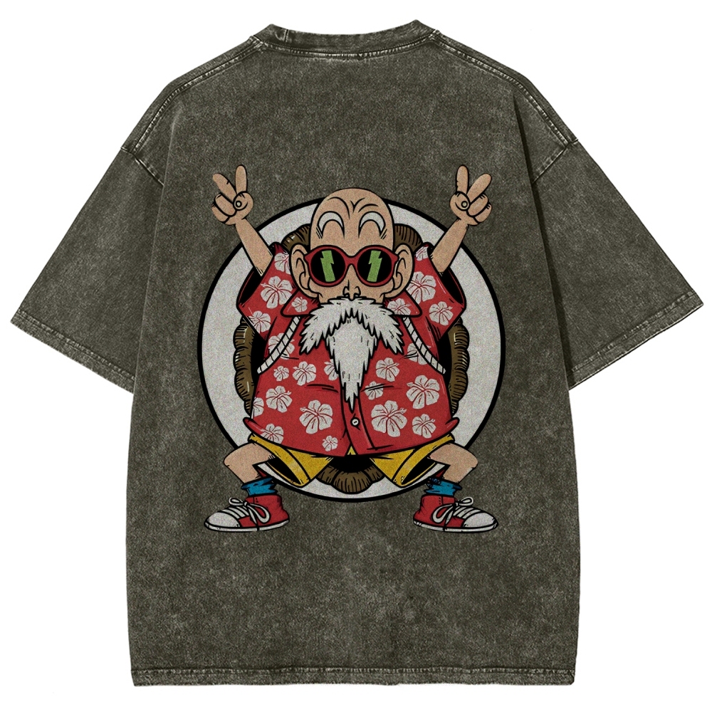 DRAGON BALL SUPER MASTER ROSHI Vintage Oversized T-Shirt