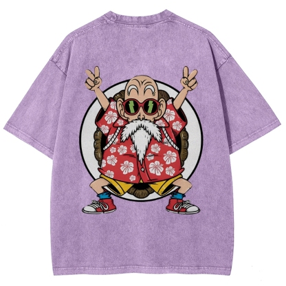 DRAGON BALL SUPER MASTER ROSHI Vintage Oversized T-Shirt