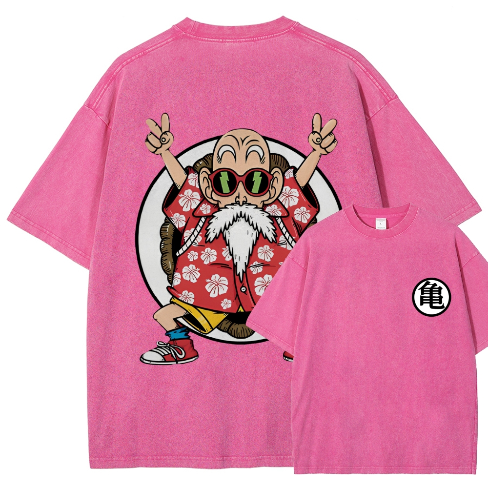 DRAGON BALL SUPER MASTER ROSHI Vintage Oversized T-Shirt