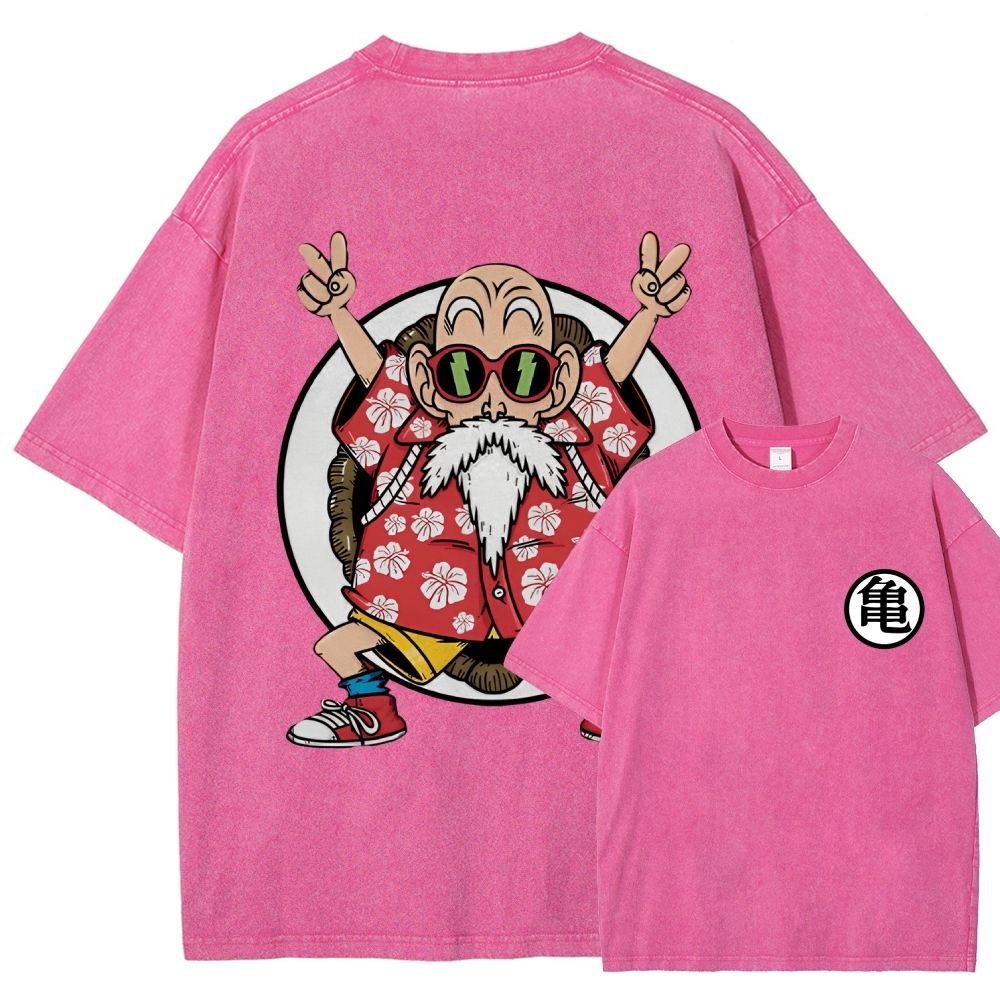 DRAGON BALL SUPER MASTER ROSHI Vintage Oversized T-Shirt